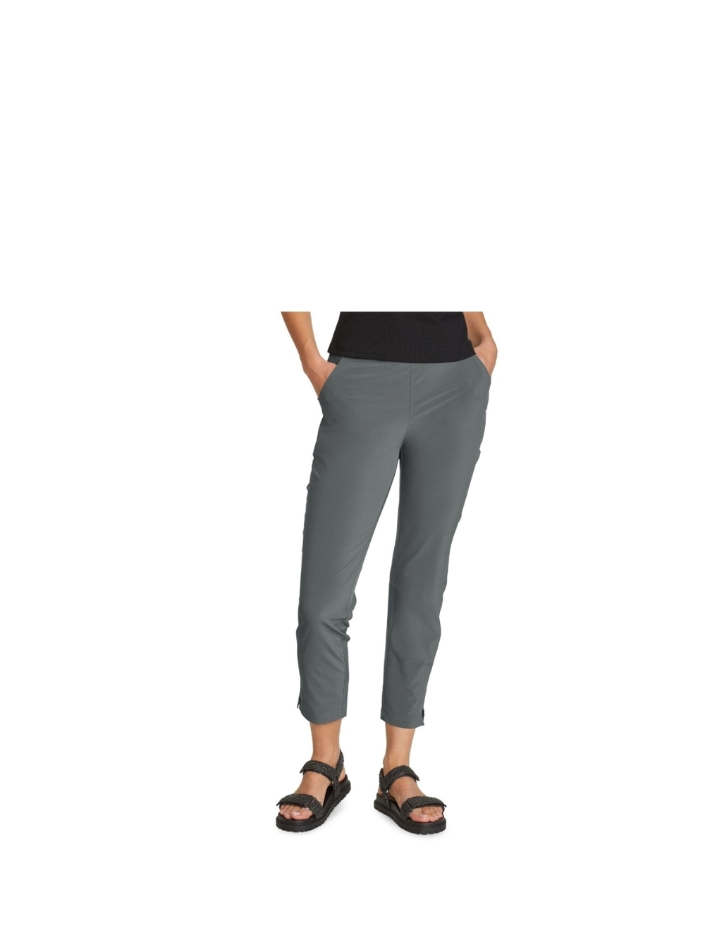 Women's NWT Departure Grey Ankle Pants